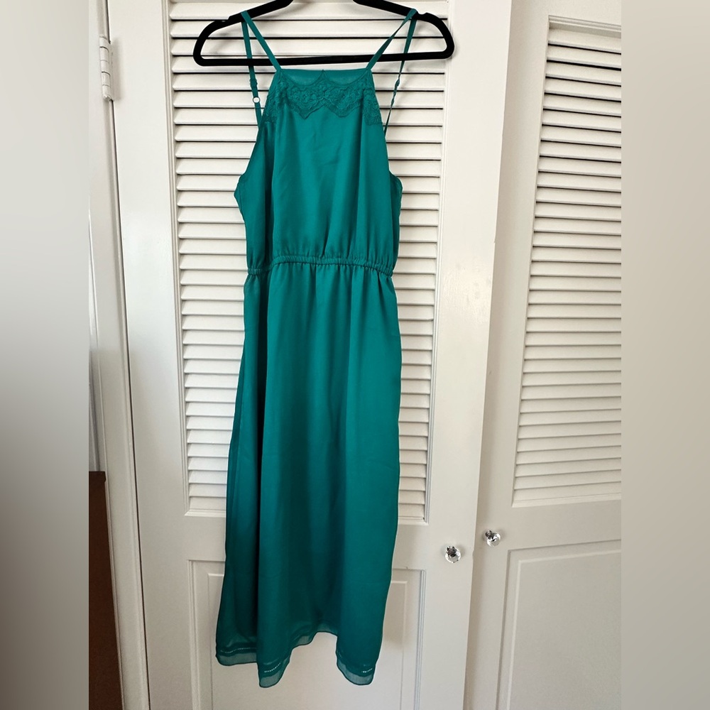 Beautiful lightweight turquoise summer dress